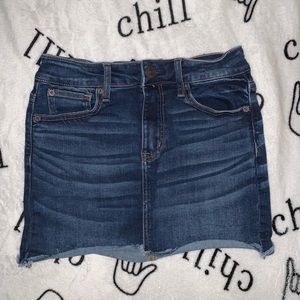 American Eagle Dark Wash Denim Skirt